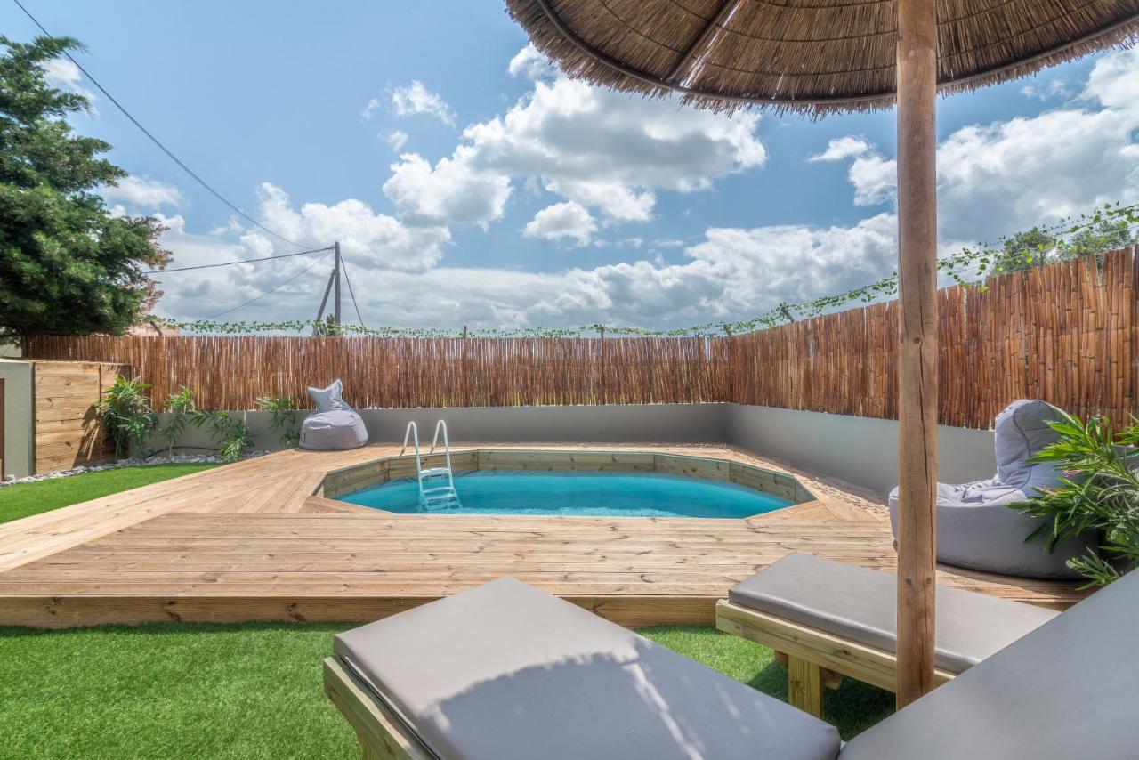 Modern House With Pool Near Beach Gazi ภายนอก รูปภาพ